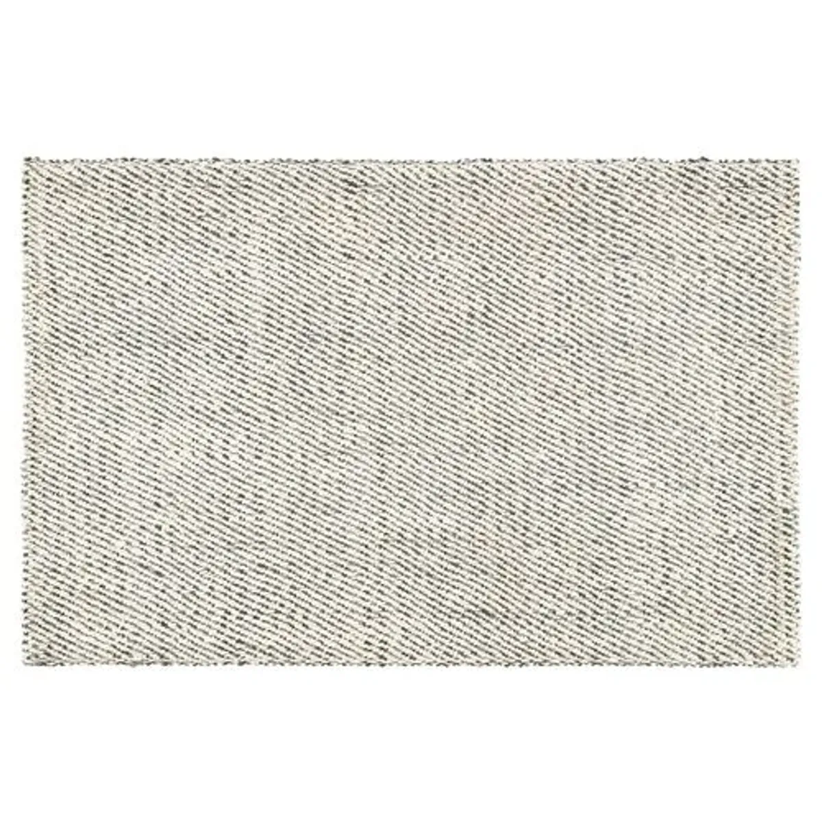 Hassan Jute Rug - White/Gray - Ivory - Ivory