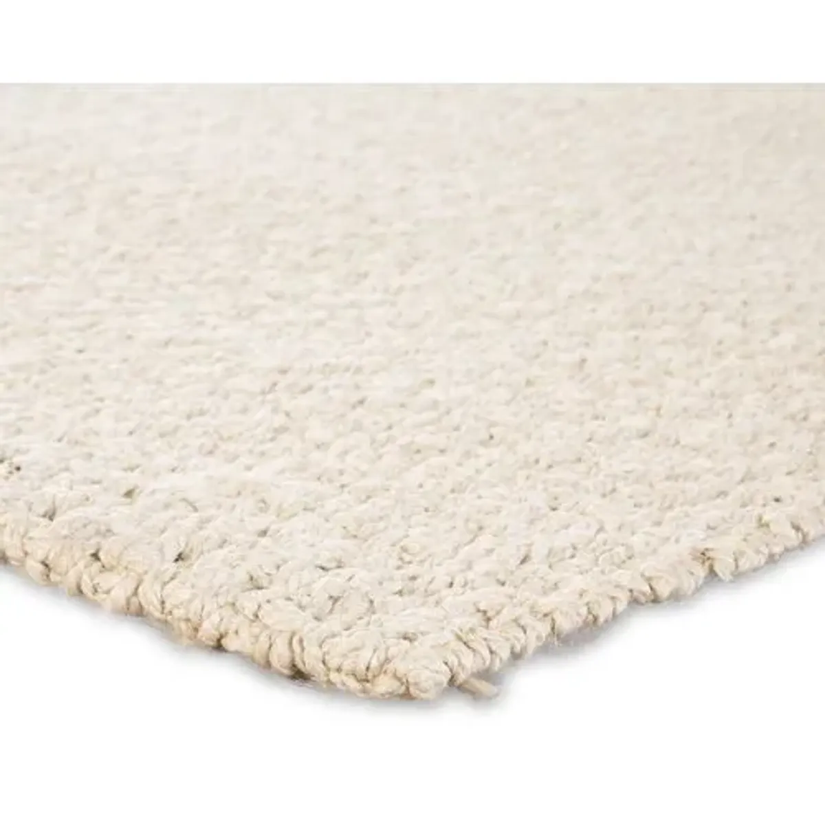 Gurian Jute Rug - White - Ivory - Ivory