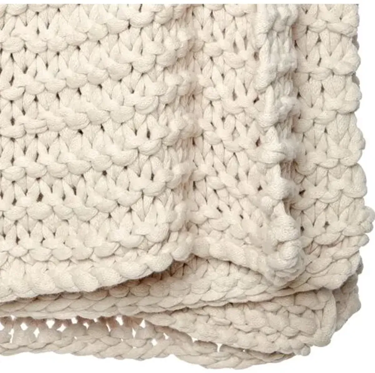 Finn Throw - Beige - Pom Pom at Home