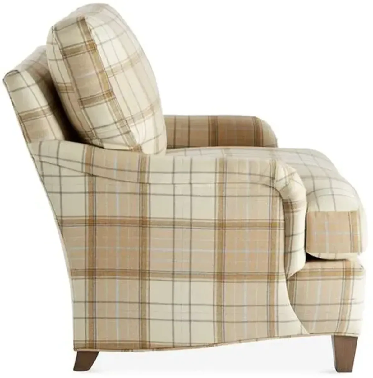 Jefferson Club Chair - Cream/Tan - Massoud