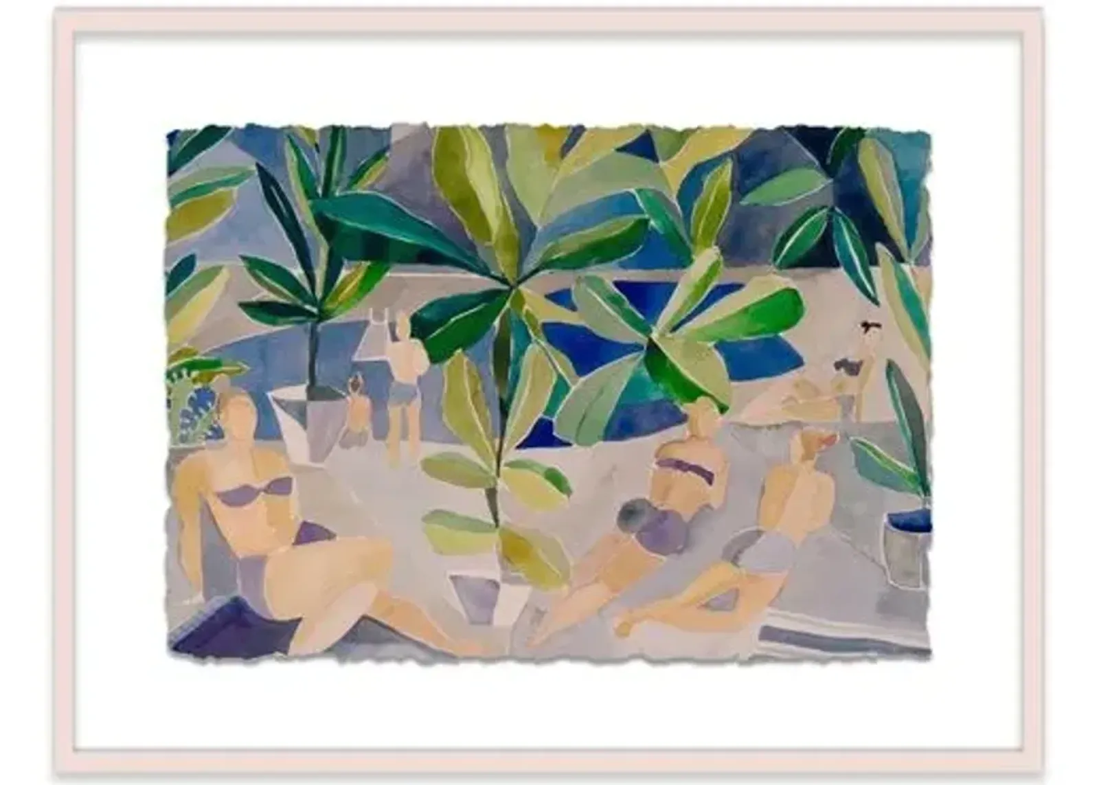 Hayley Mitchell - Bathers I - Gray