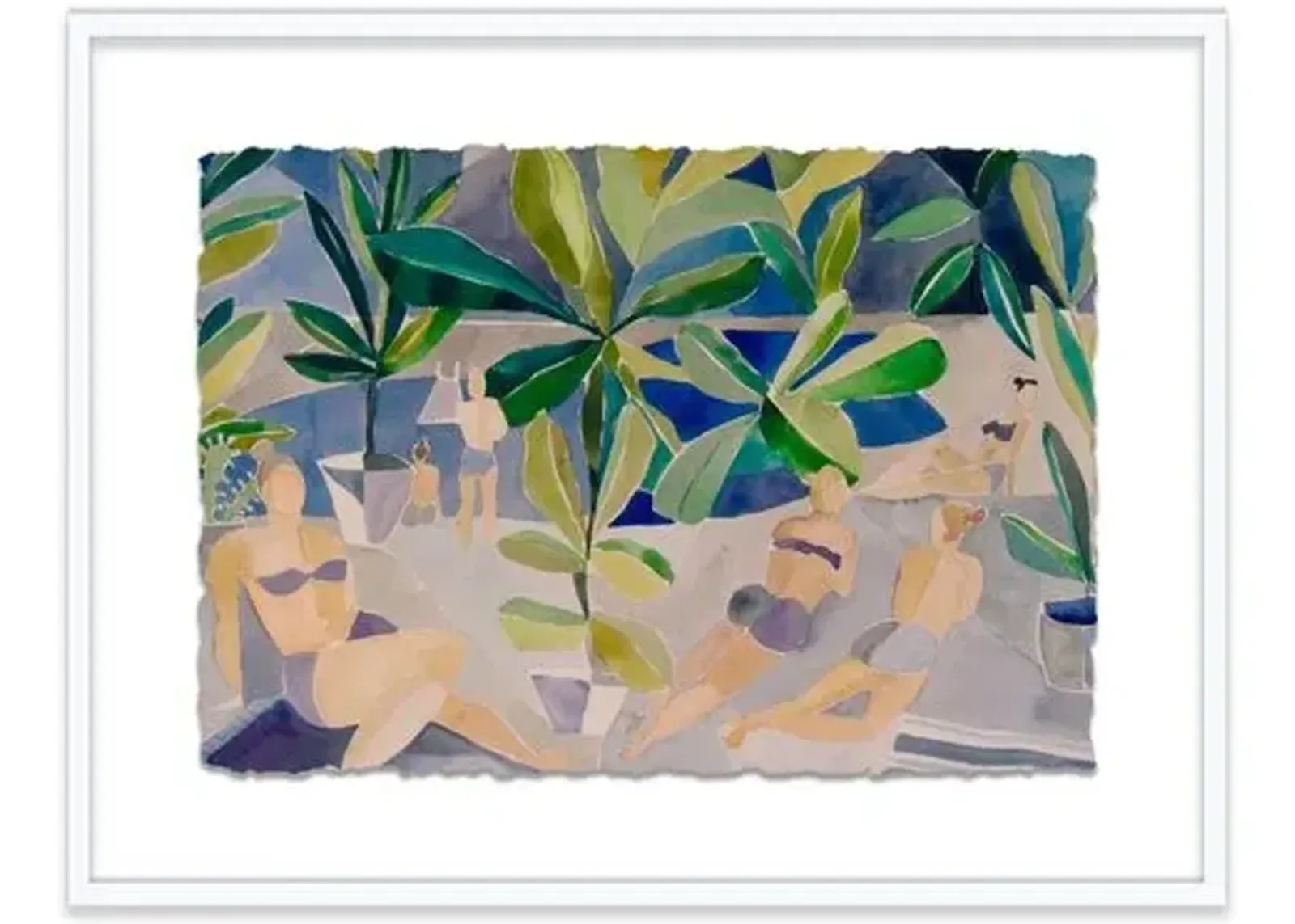 Hayley Mitchell - Bathers I - Gray