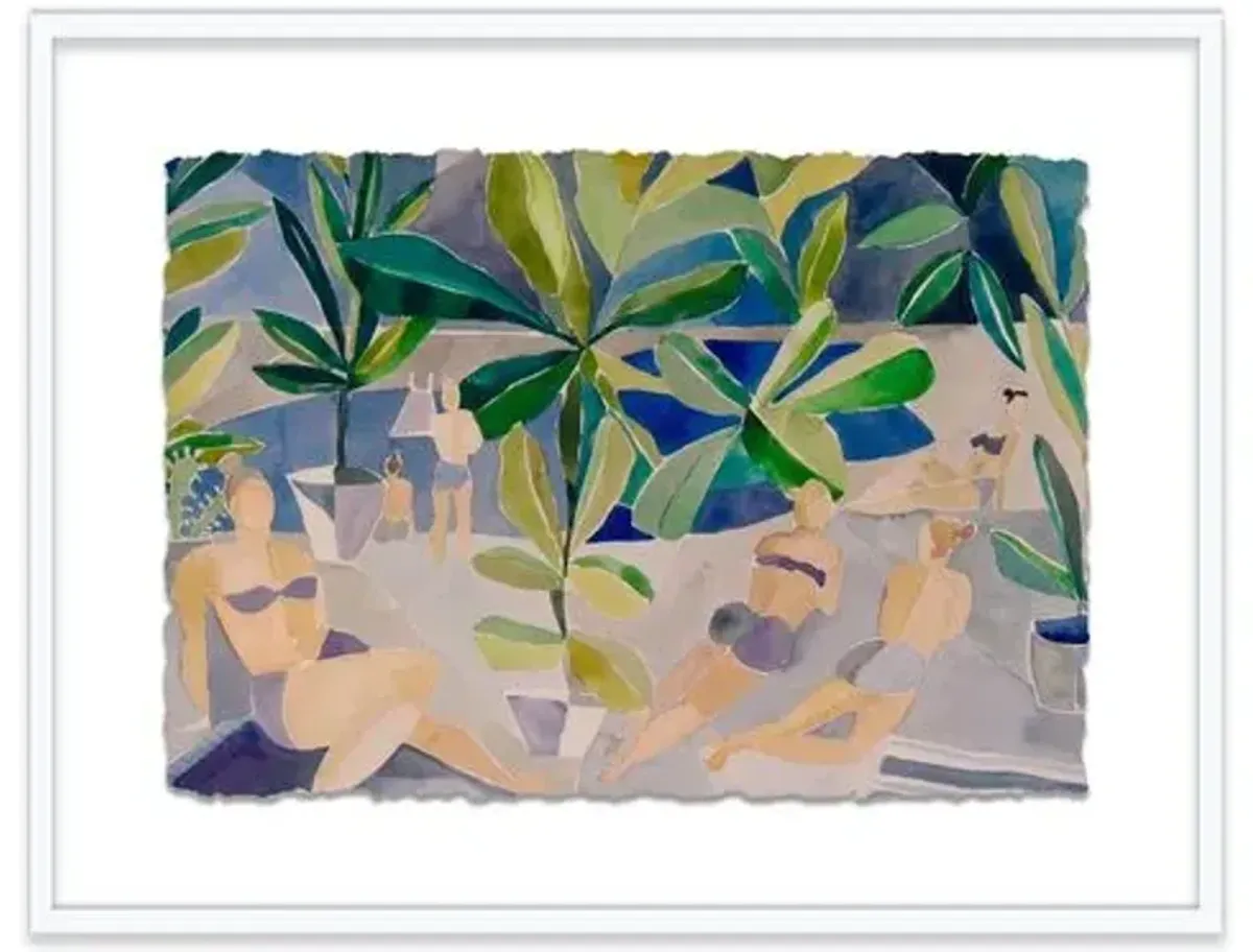 Hayley Mitchell - Bathers I - Gray