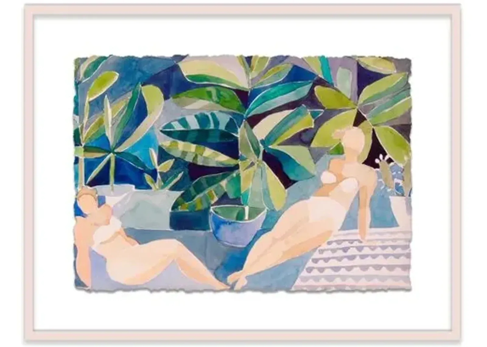 Hayley Mitchell - Bathers II - Green