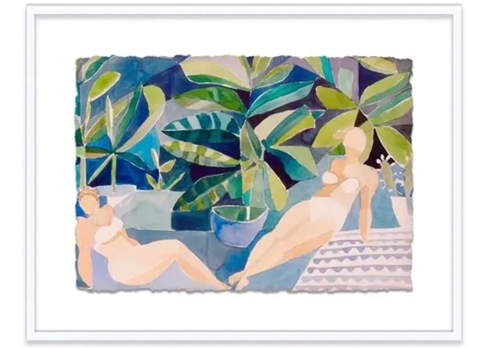 Hayley Mitchell - Bathers II - Green