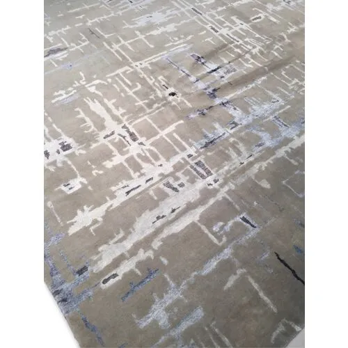 9'x12' Diamond Hand-Knotted Rug - Gray - F.J. Kashanian - Gray