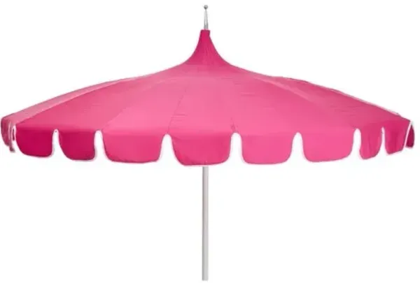 Aya Pagoda Patio Umbrella - Sunbrella - Pink