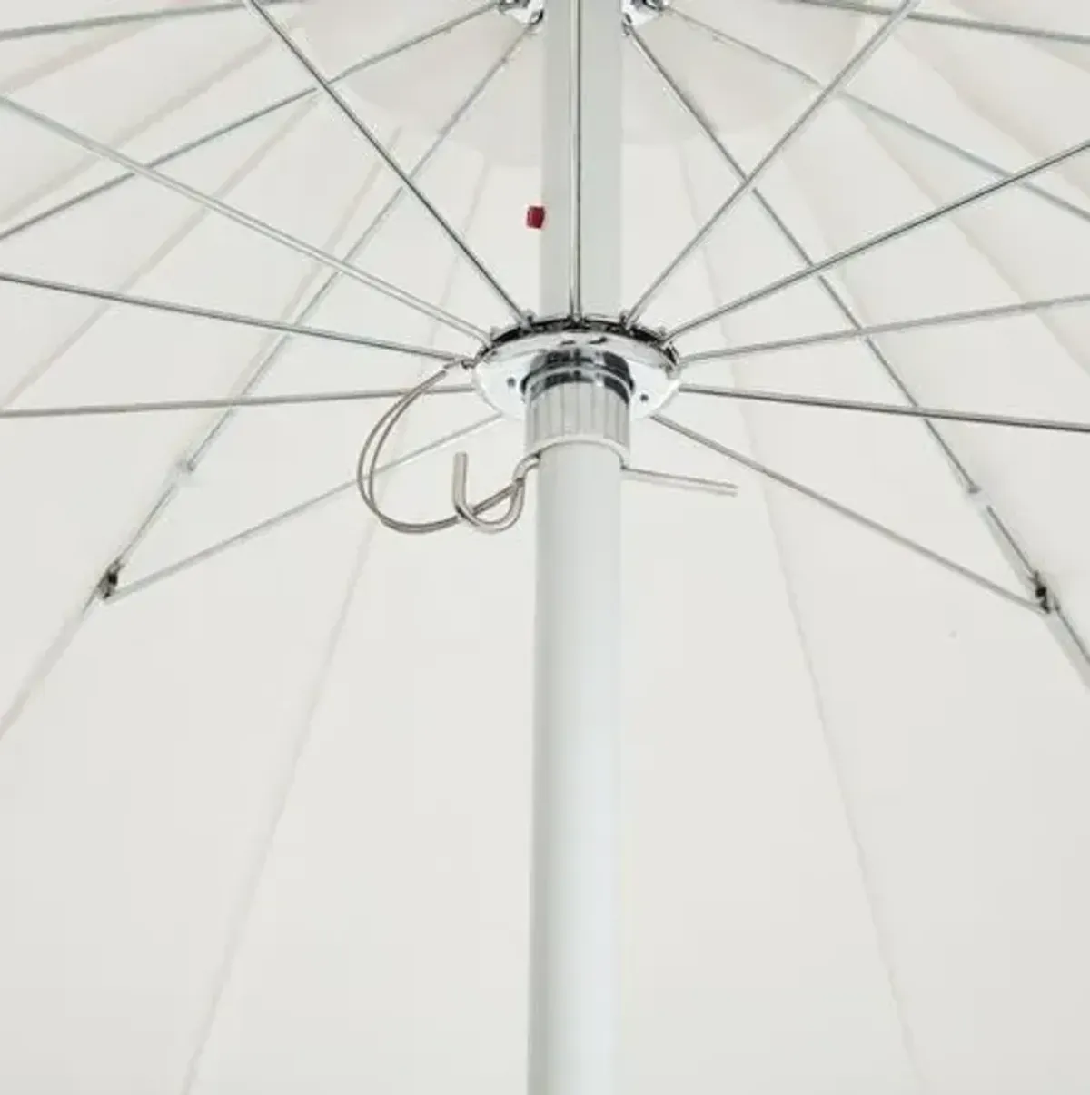 Aya Pagoda Patio Umbrella - Sunbrella - Ivory