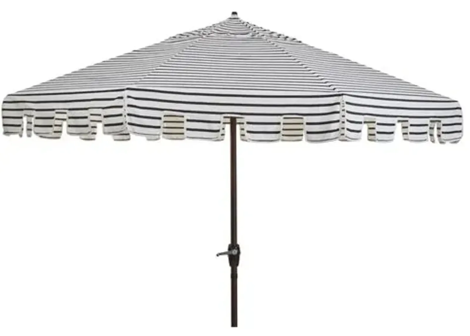 Poppy Patio Umbrella - Indigo Stripe - Blue