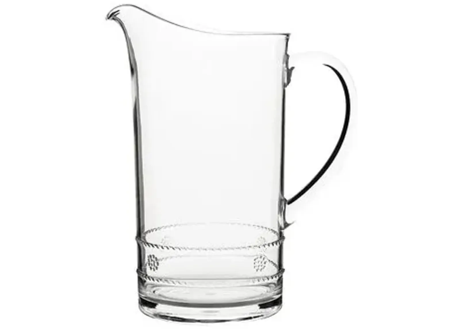 Isabella Acrylic Pitcher - Clear - Juliska