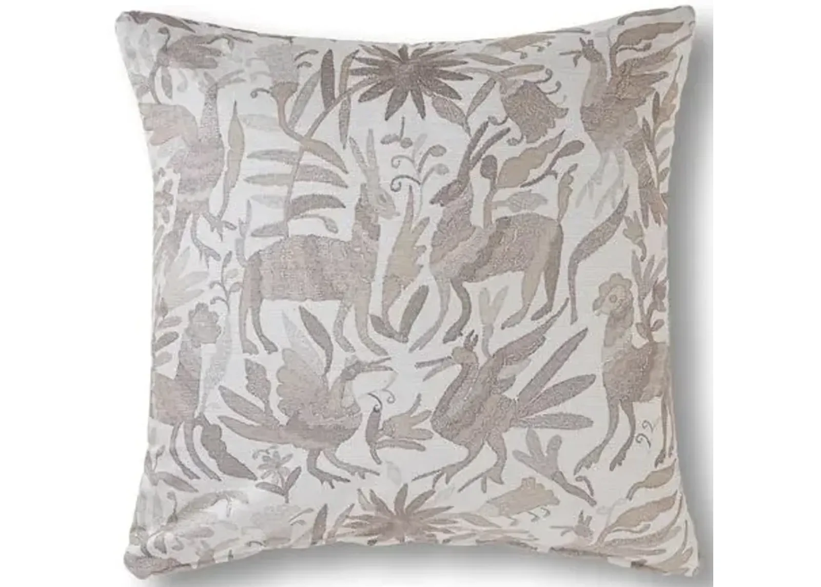 Herman 24x24 Pillow - Greige - Massoud