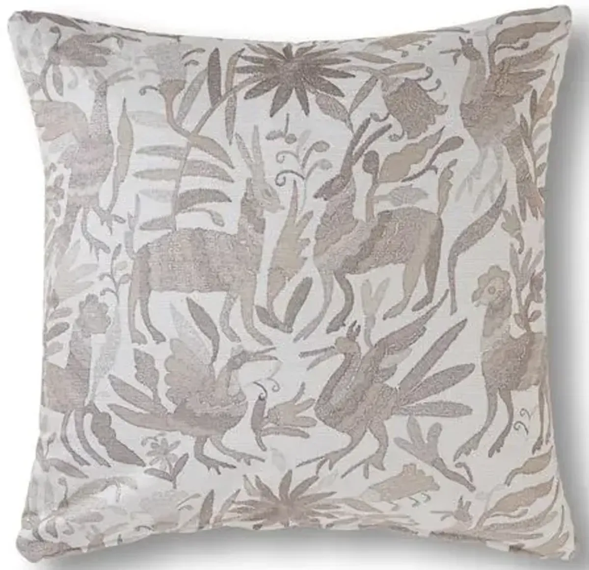 Herman 24x24 Pillow - Greige - Massoud