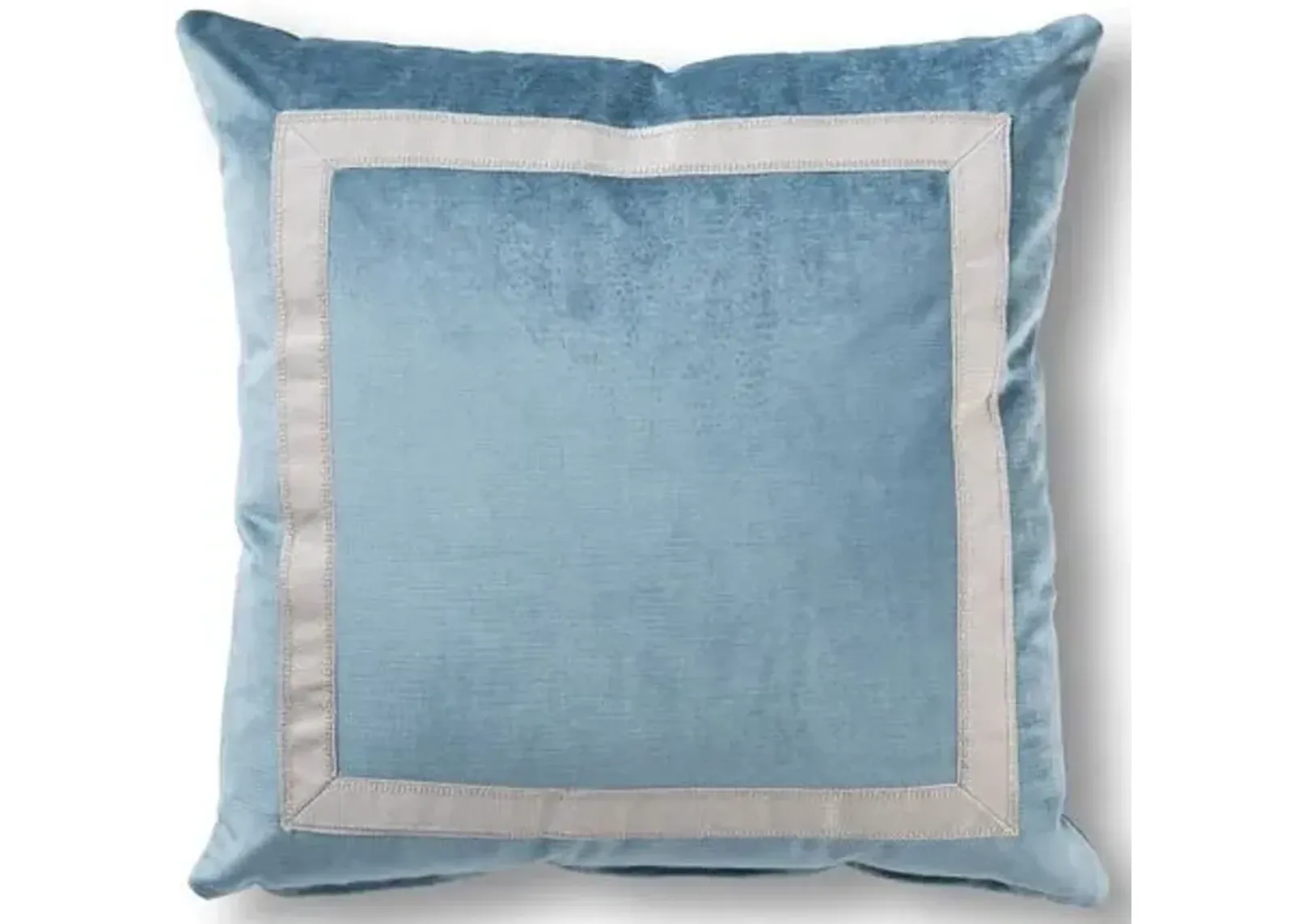 Berkley 22x22 Pillow - Wedgewood Velvet - Massoud