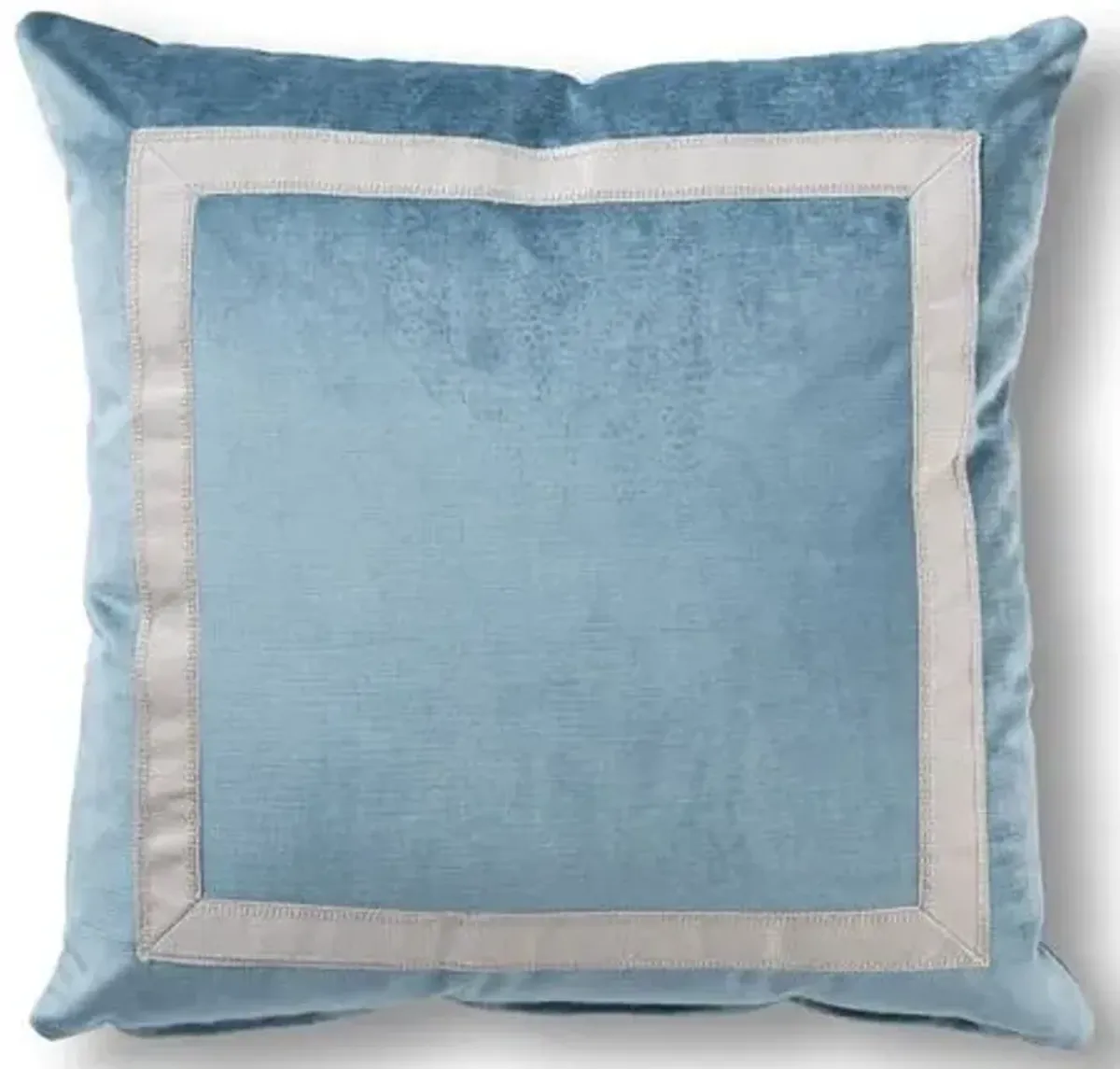 Berkley 22x22 Pillow - Wedgewood Velvet - Massoud