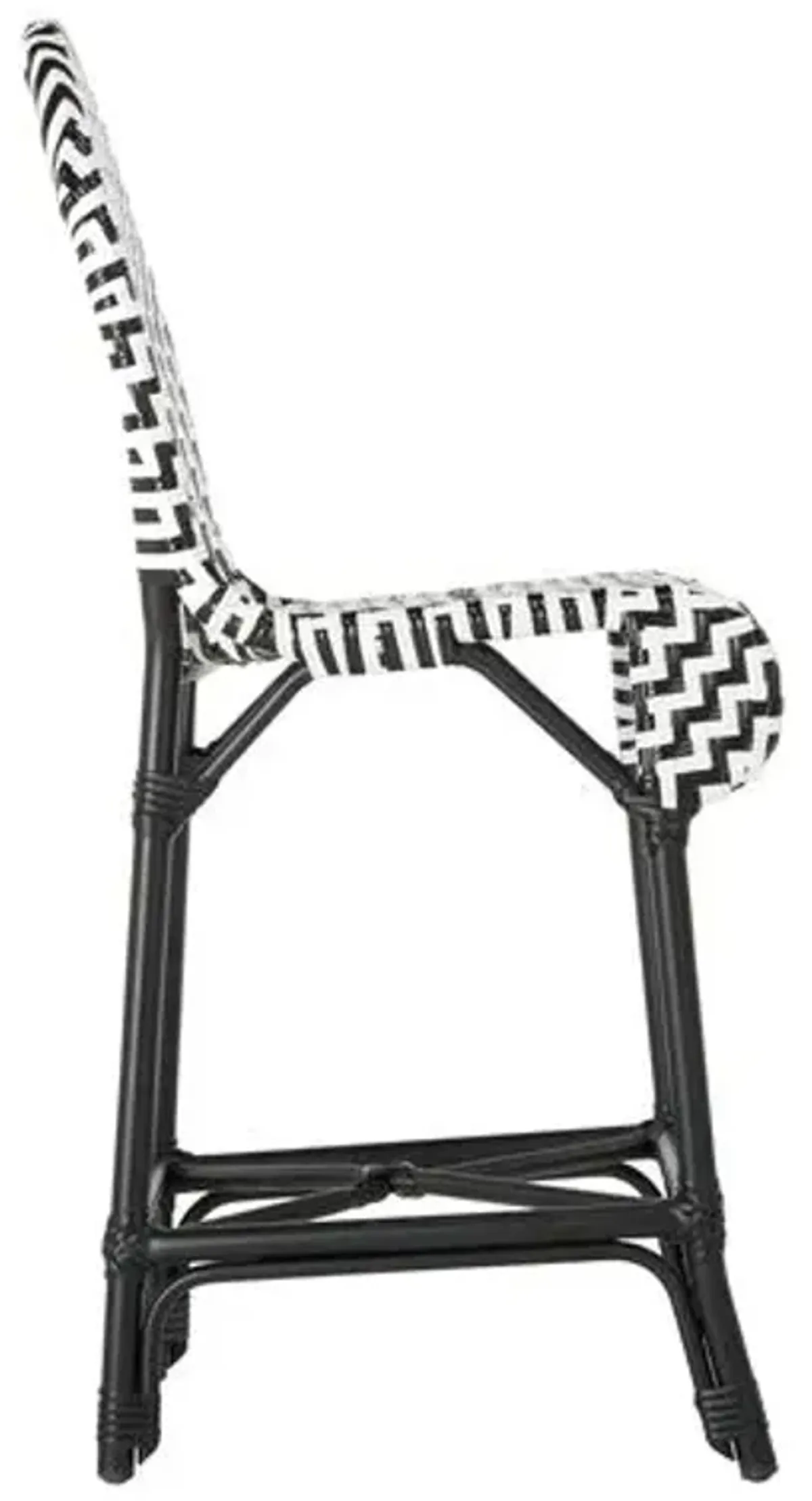 Shea Counter Stool - Black/White