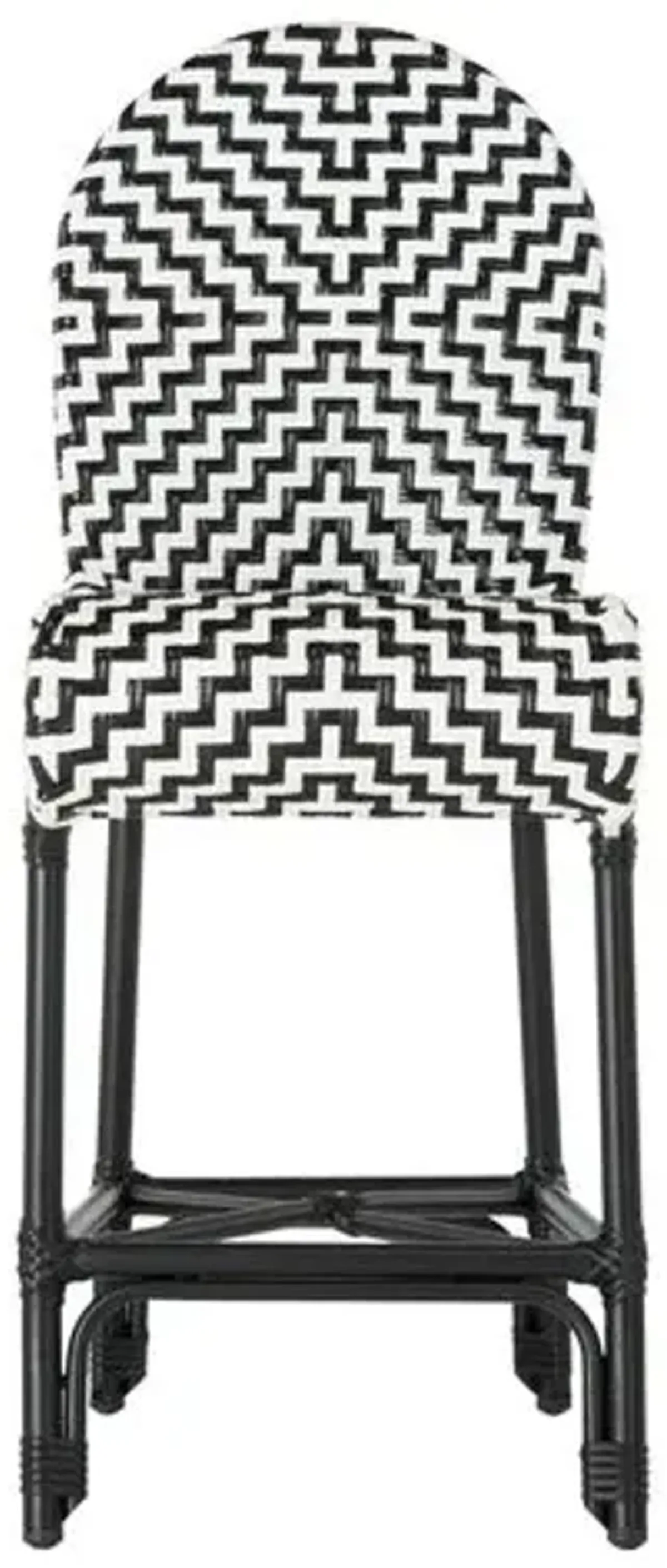 Shea Counter Stool - Black/White