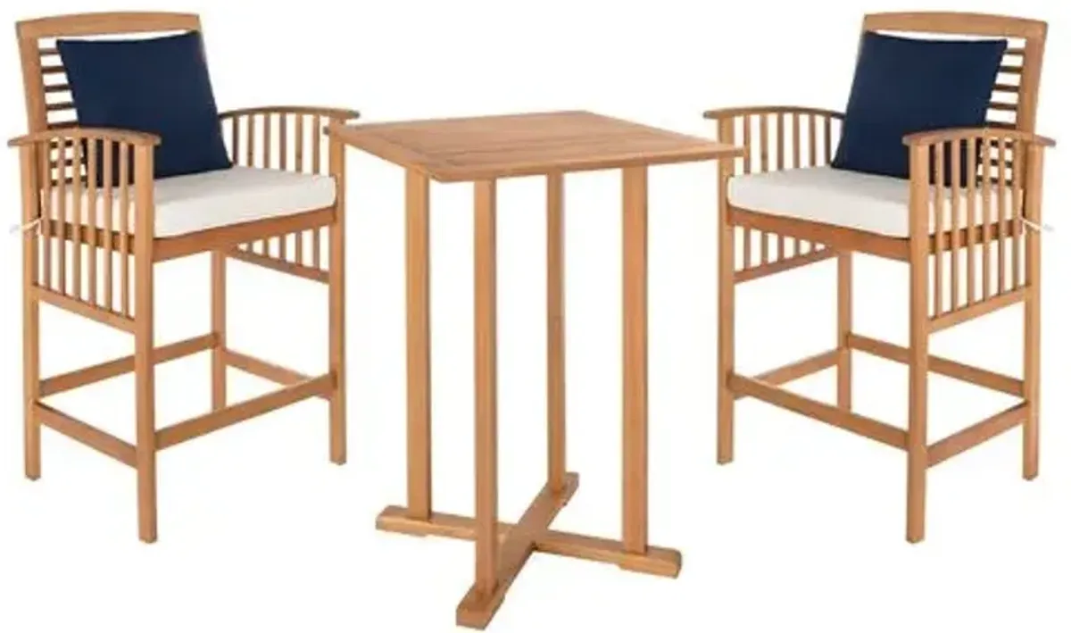 Pate Outdoor Bar Bistro Set - Beige