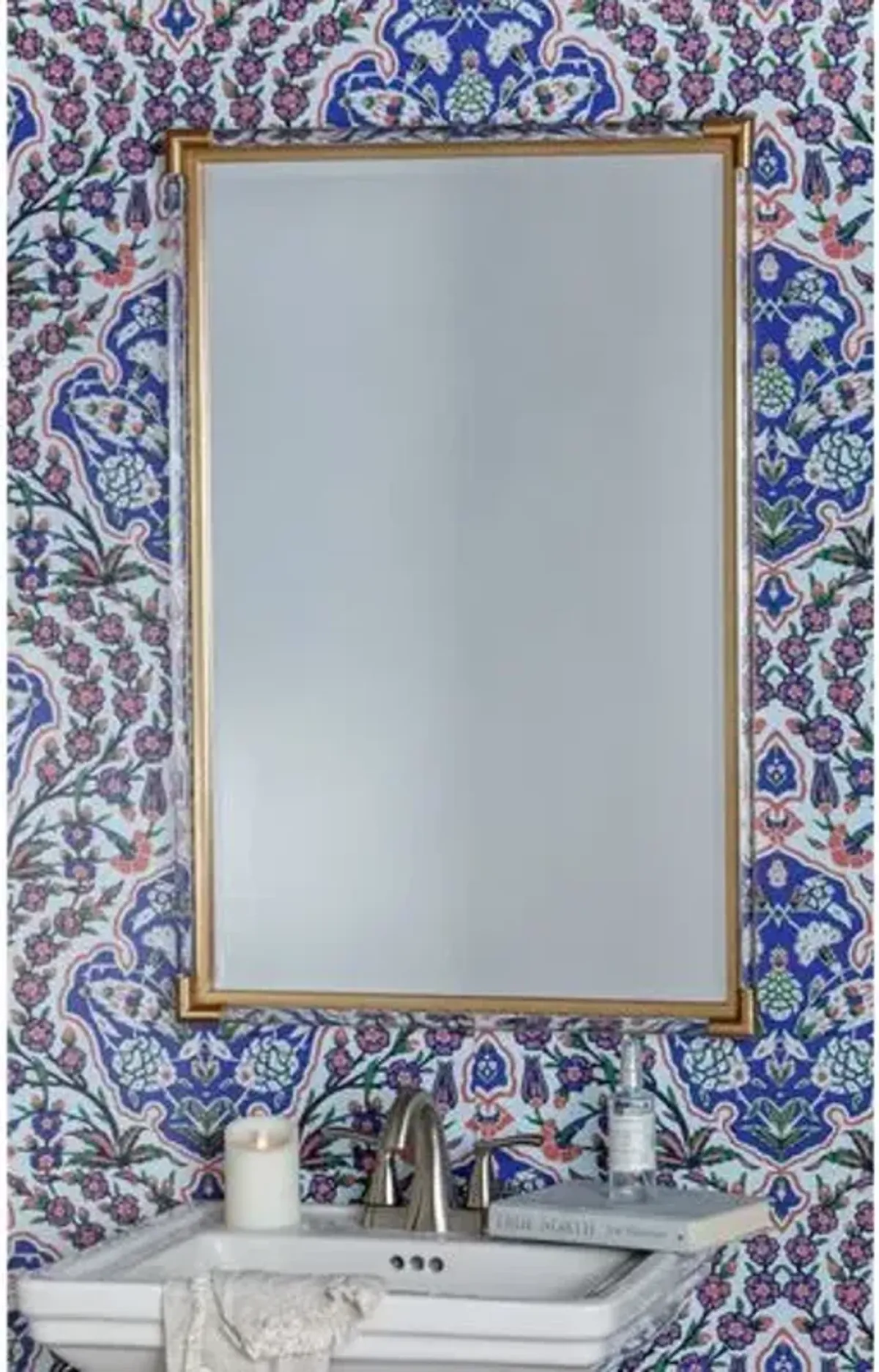 Ambrose Wall Mirror - Acrylic/Brass