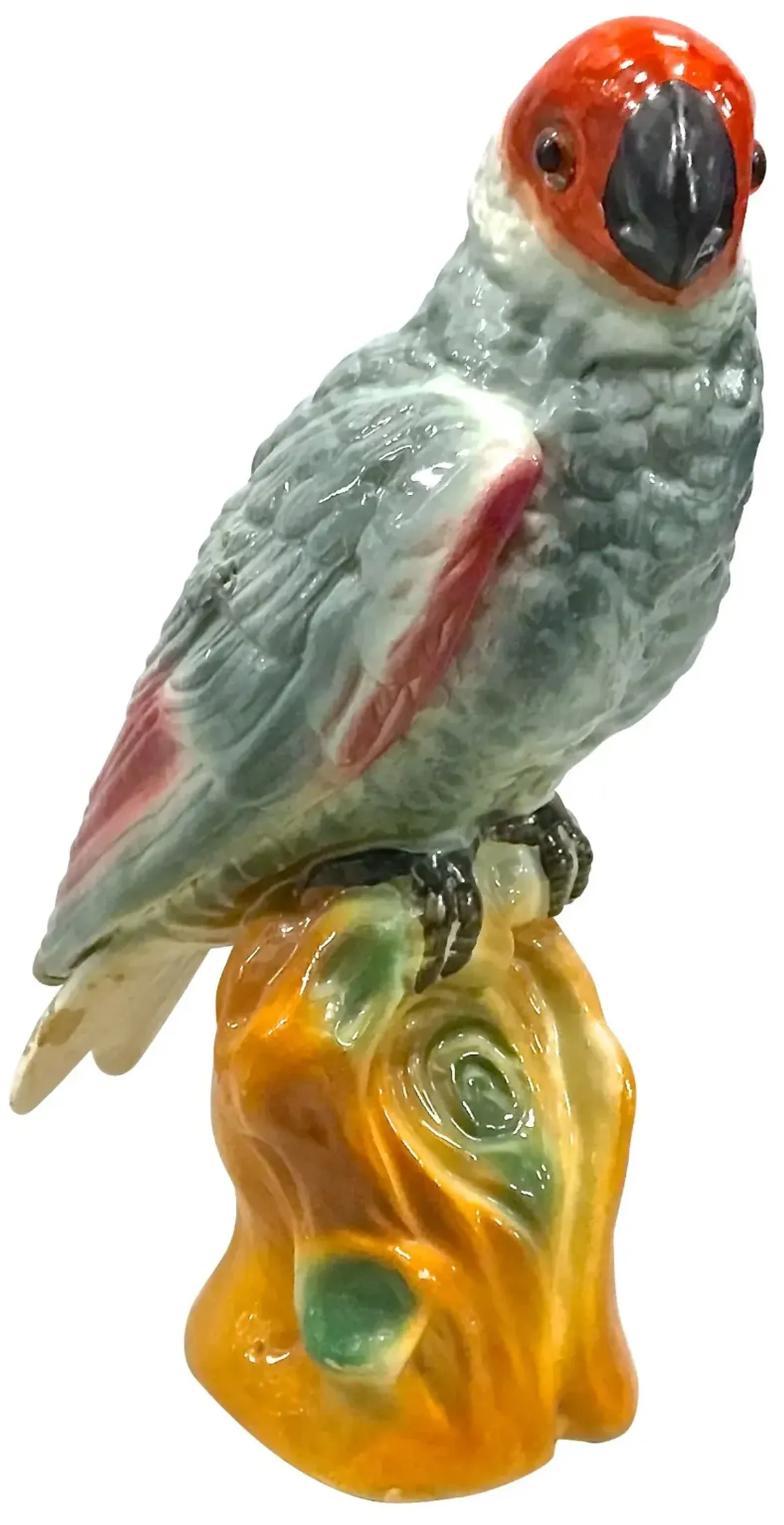 Ceramic Parrot Figurine - Vermilion Designs - Blue