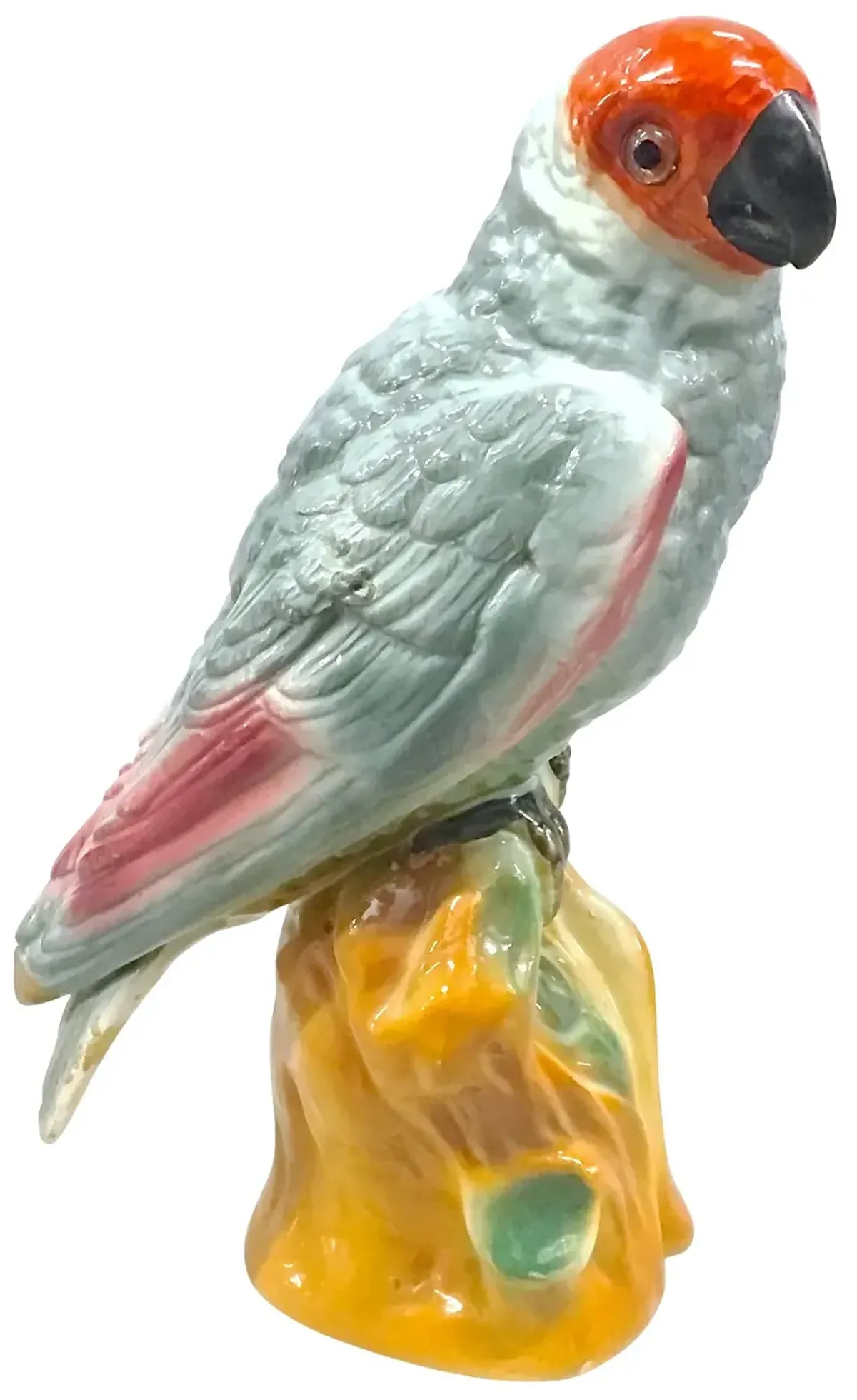 Ceramic Parrot Figurine - Vermilion Designs - Blue