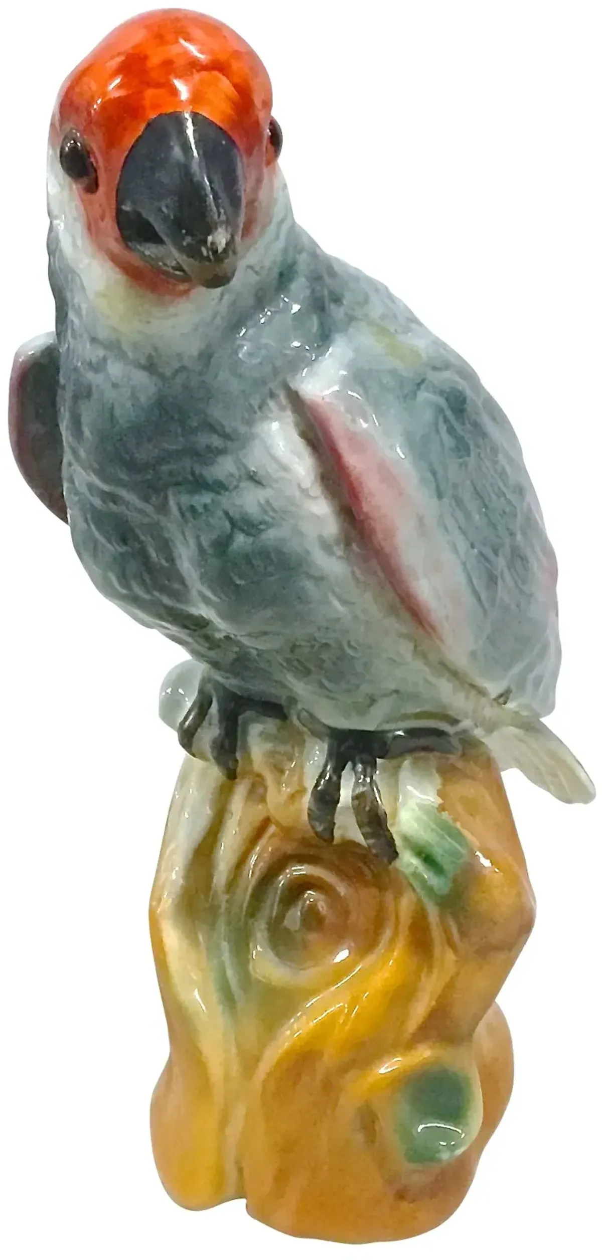 Ceramic Parrot Figurine - Vermilion Designs - Blue