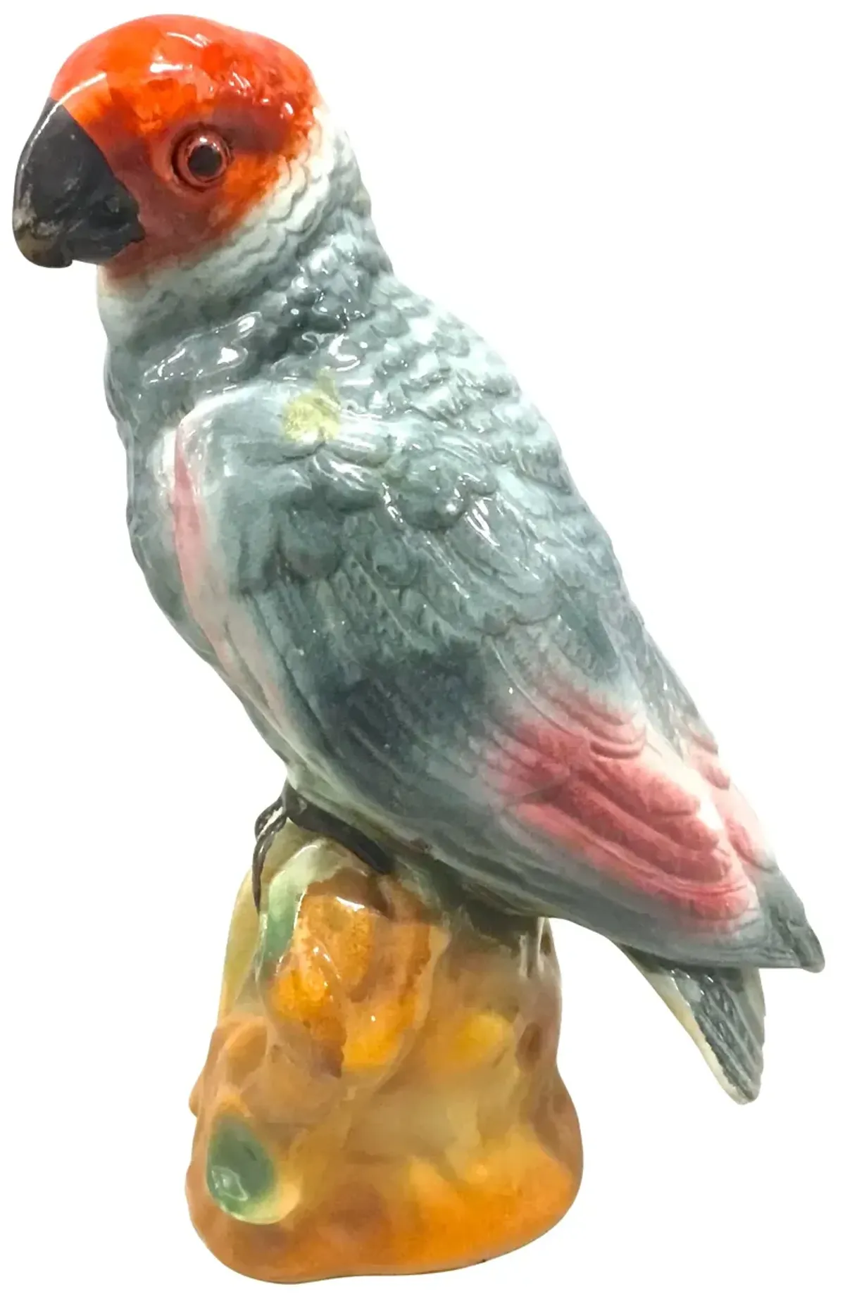 Ceramic Parrot Figurine - Vermilion Designs - Blue