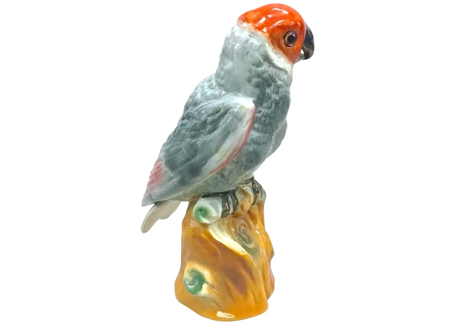 Ceramic Parrot Figurine - Vermilion Designs - Blue