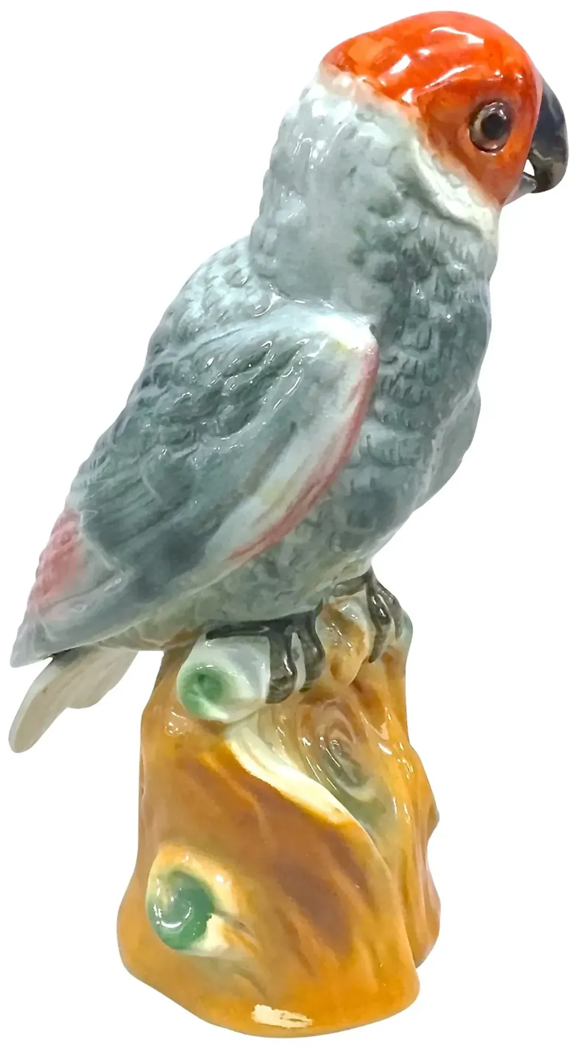 Ceramic Parrot Figurine - Vermilion Designs - Blue