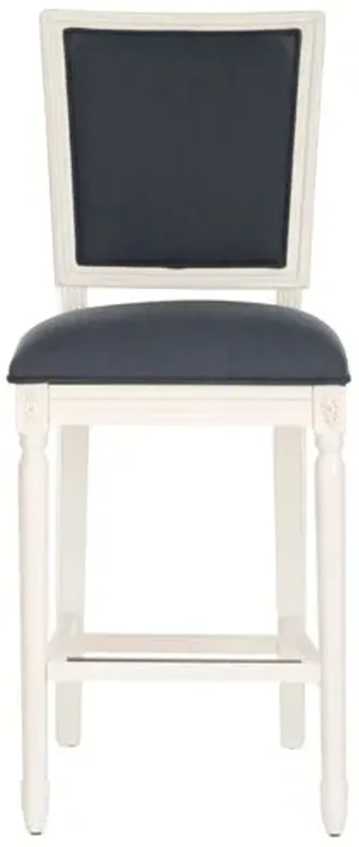 Set of 2 Avignon Barstools - Navy Linen - Blue