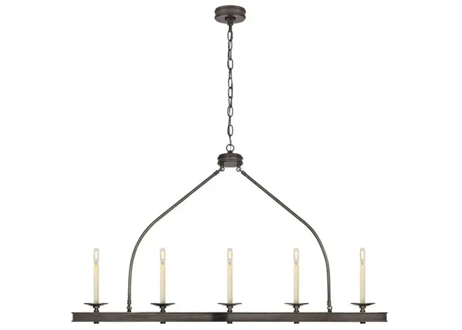 Visual Comfort - Launceton Linear Pendant - Bronze - Black