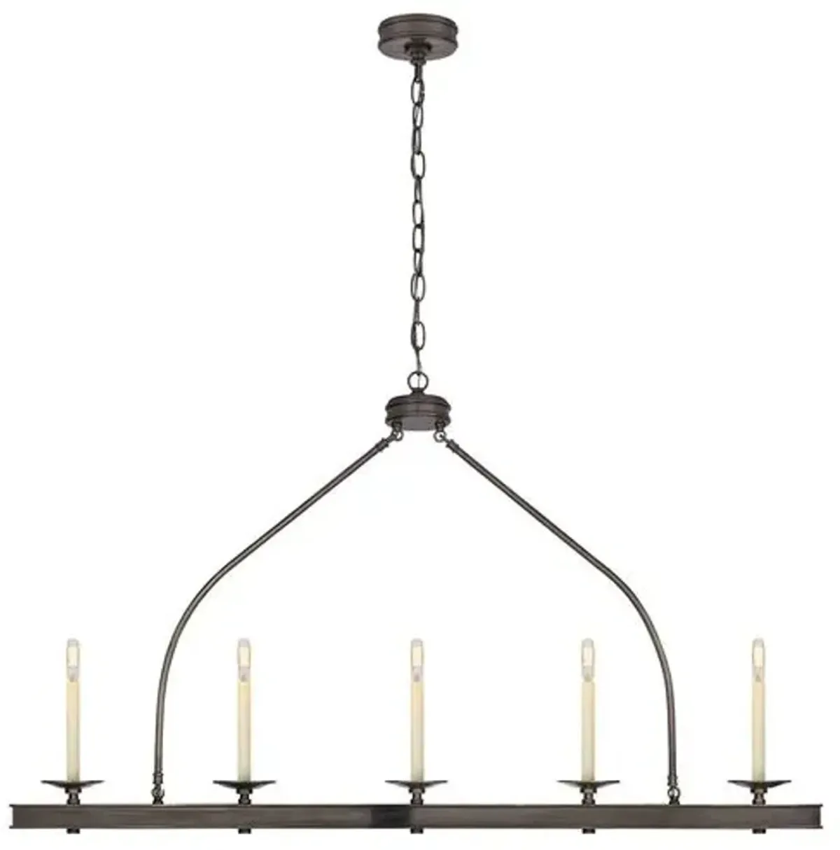 Visual Comfort - Launceton Linear Pendant - Bronze - Black