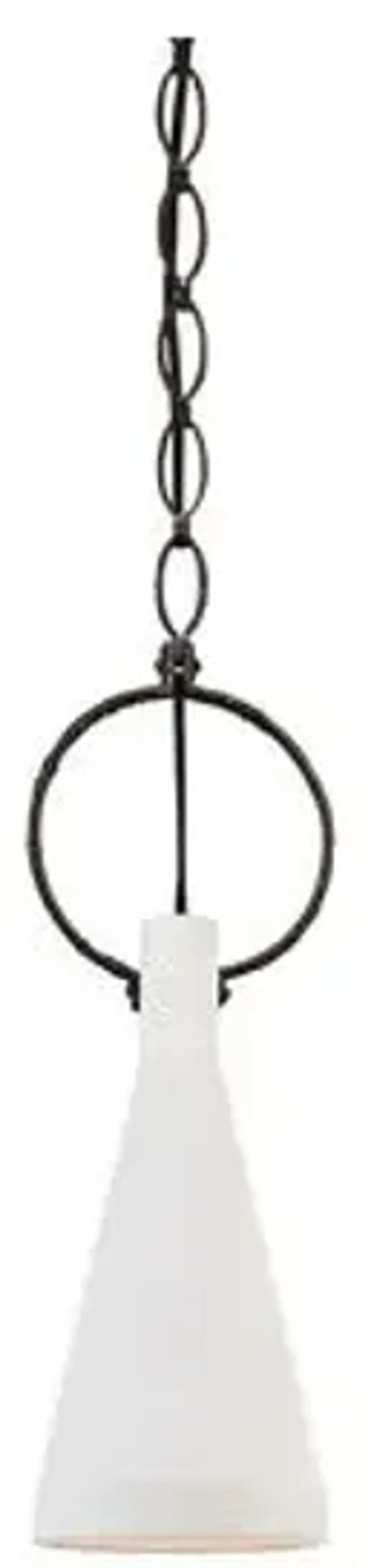 Visual Comfort - Limoges Small Pendant - Plaster White