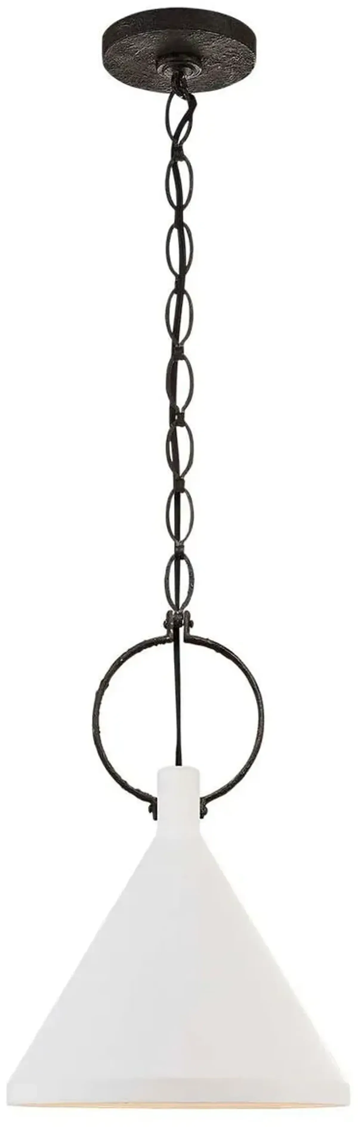 Visual Comfort - Limoges Medium Pendant - Plaster White