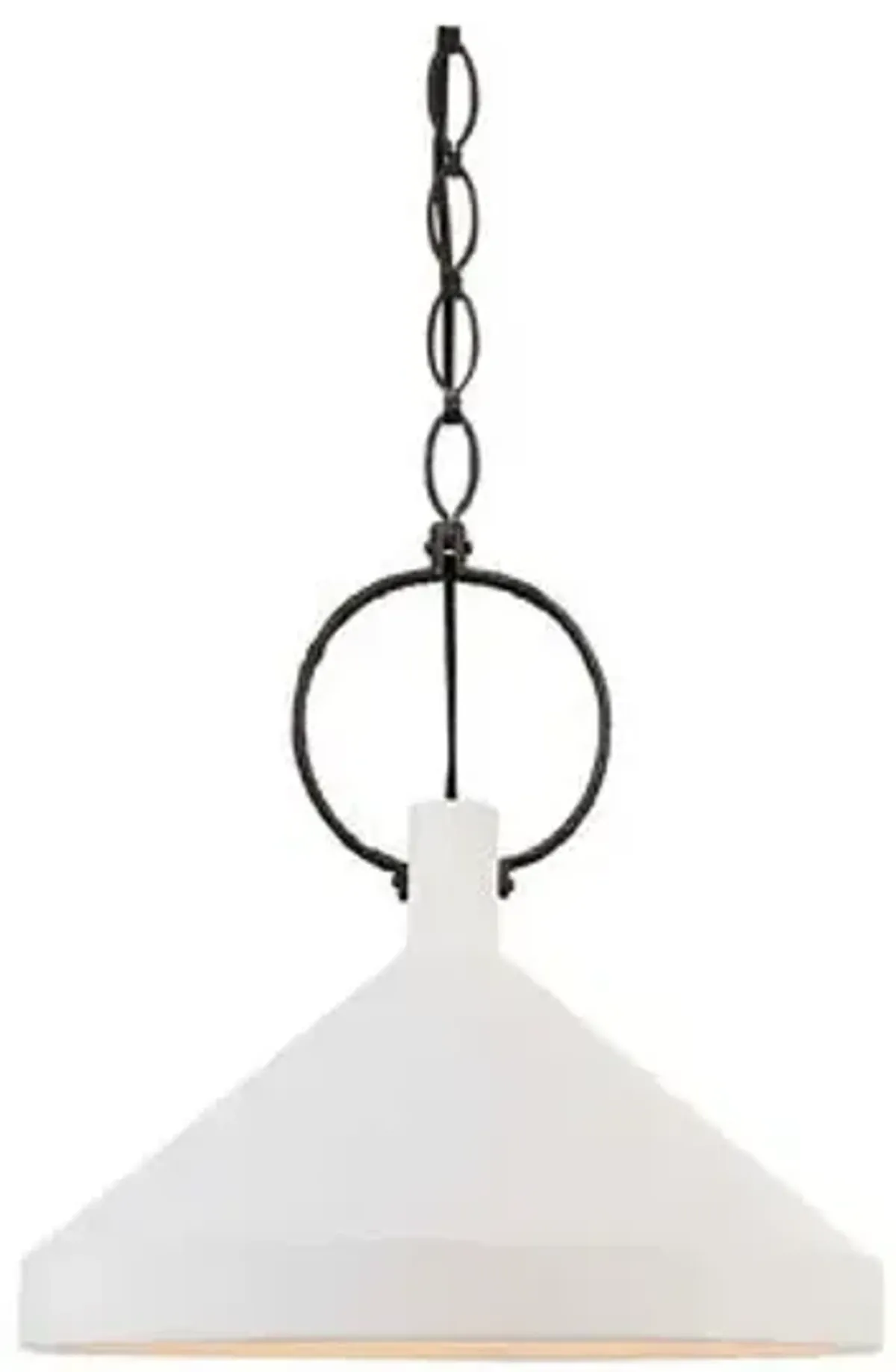 Visual Comfort - Limoges Large Pendant - Plaster White