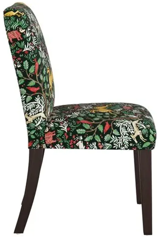 Shannon Side Chair - Frolic - Handcrafted - Green