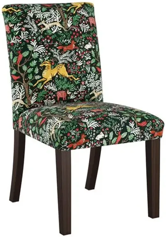 Shannon Side Chair - Frolic - Handcrafted - Green