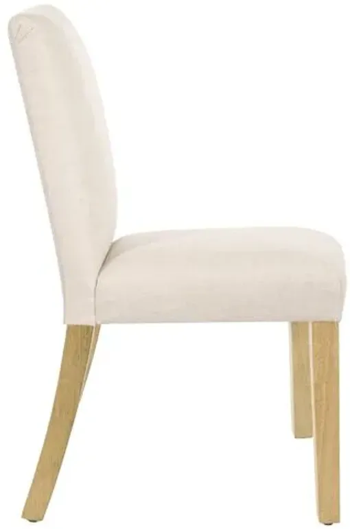 Set of 2 Shannon Side Chairs - Handcrafted - Beige