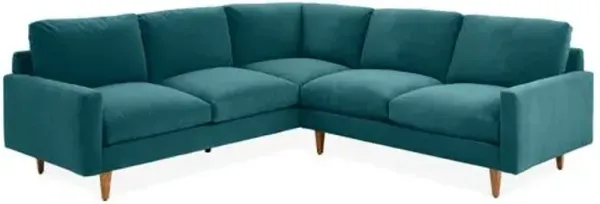 Onslow Velvet Sectional - Blue