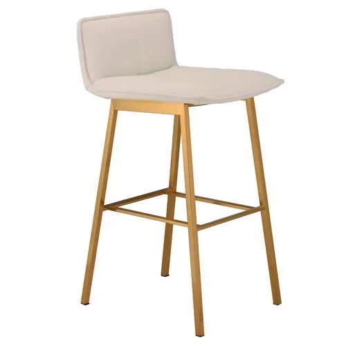 Sabrina Counter Stool - White