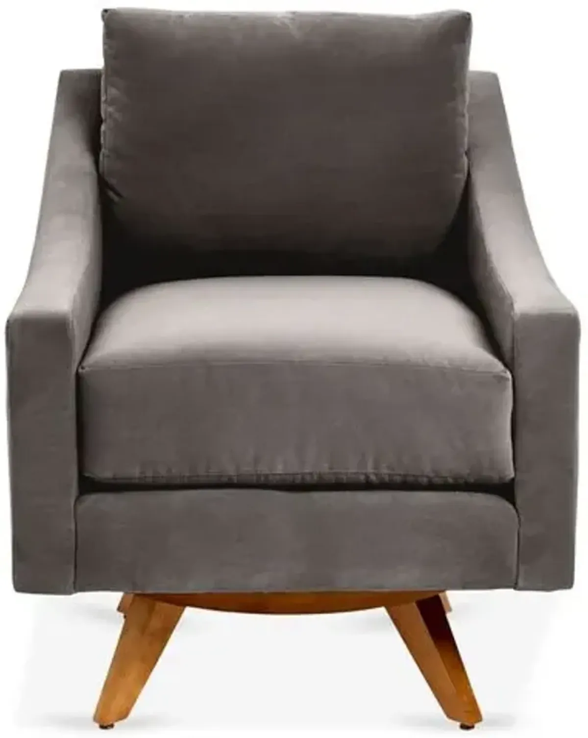 Nash Velvet Swivel Chair