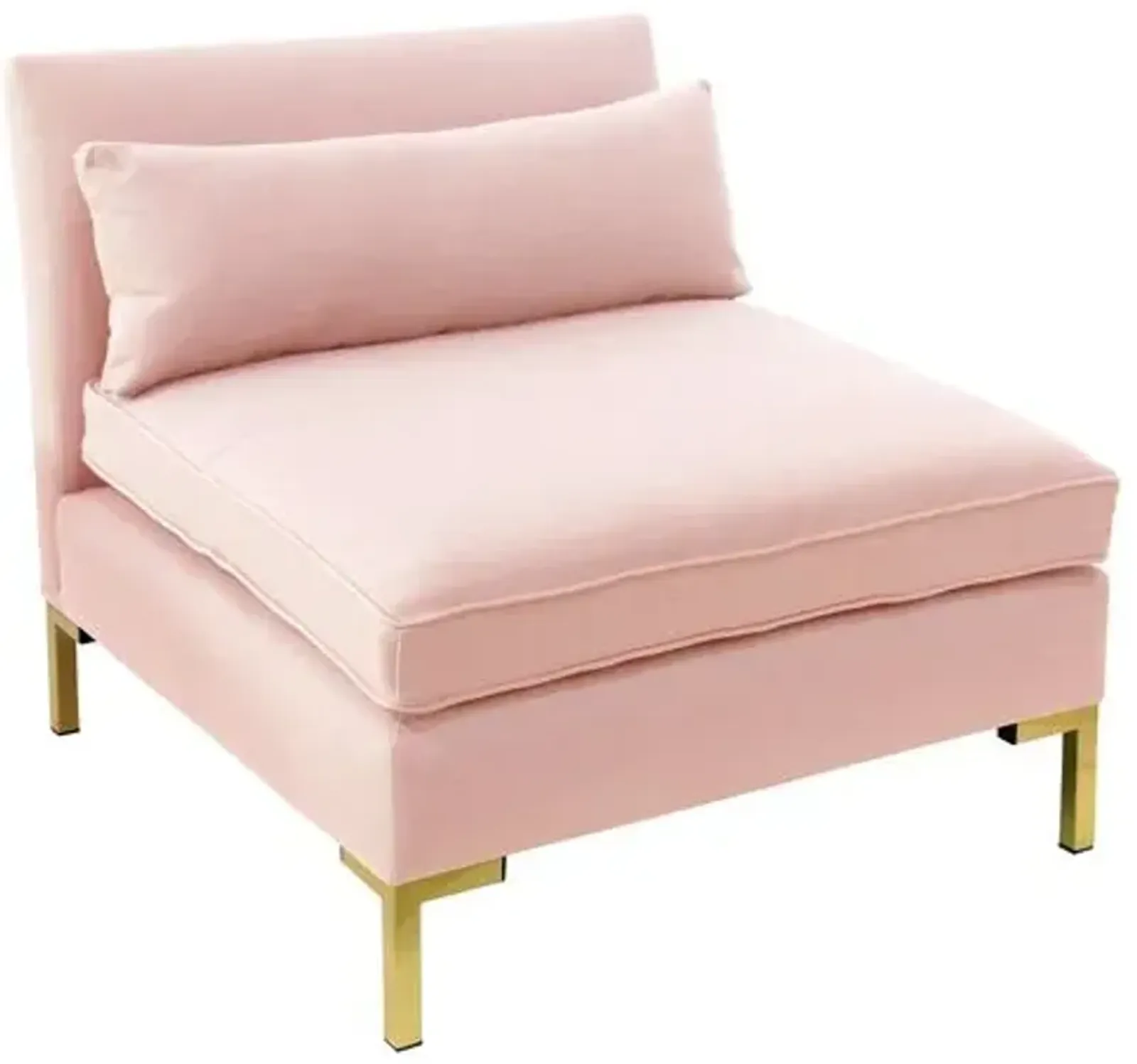 Marceau Slipper Chair - Handcrafted - Pink