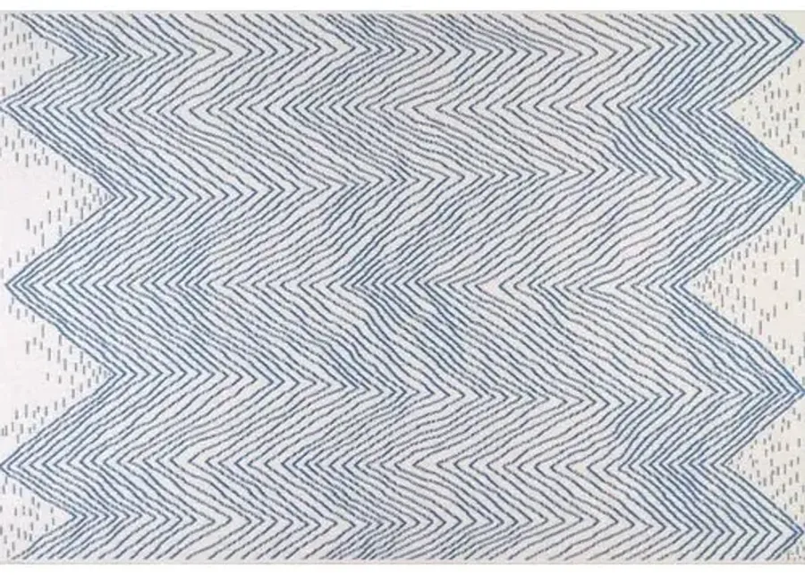 Brixi Outdoor Rug - Blue - Blue