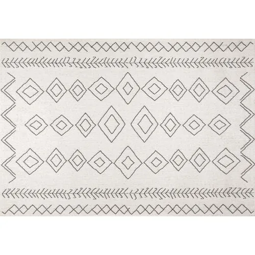 Kandace Outdoor Rug - Ivory - Ivory