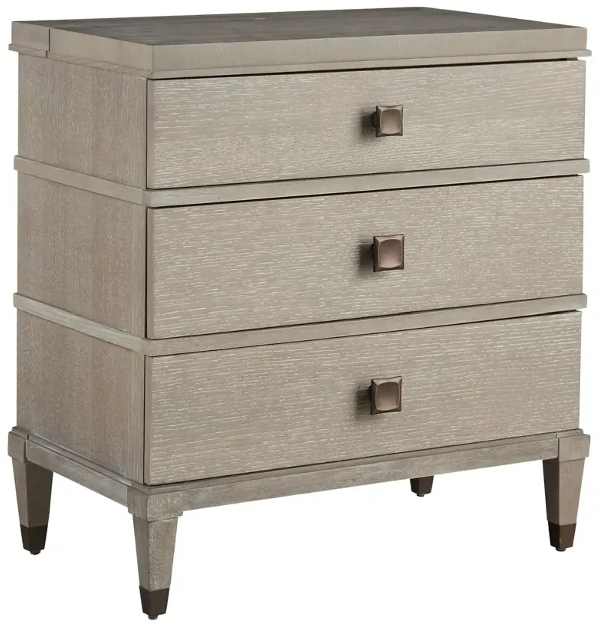 Mackenna Nightstand, Smoke Gray