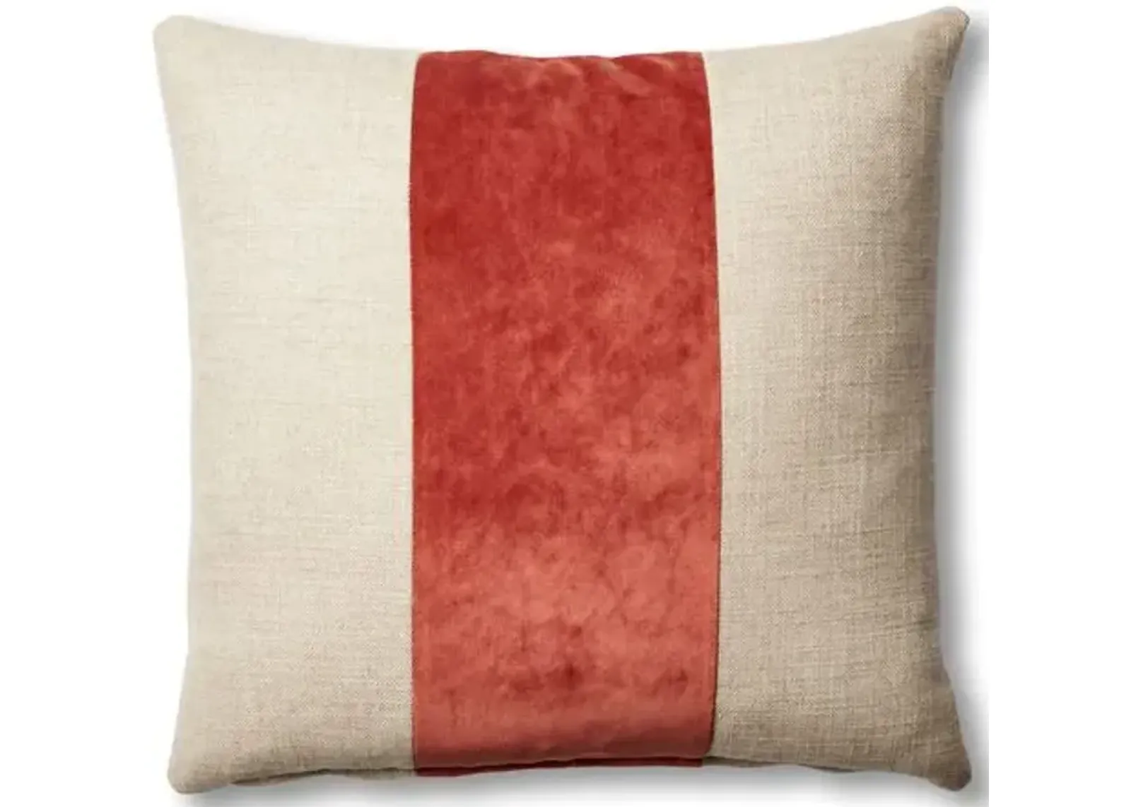 Blakely 19x19 Pillow - Natural/Rust