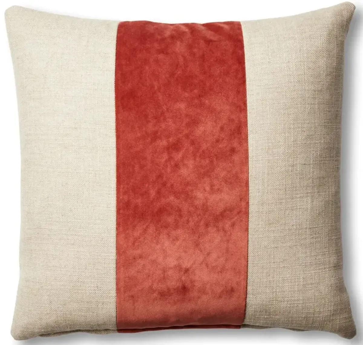 Blakely 19x19 Pillow, Natural/Rust