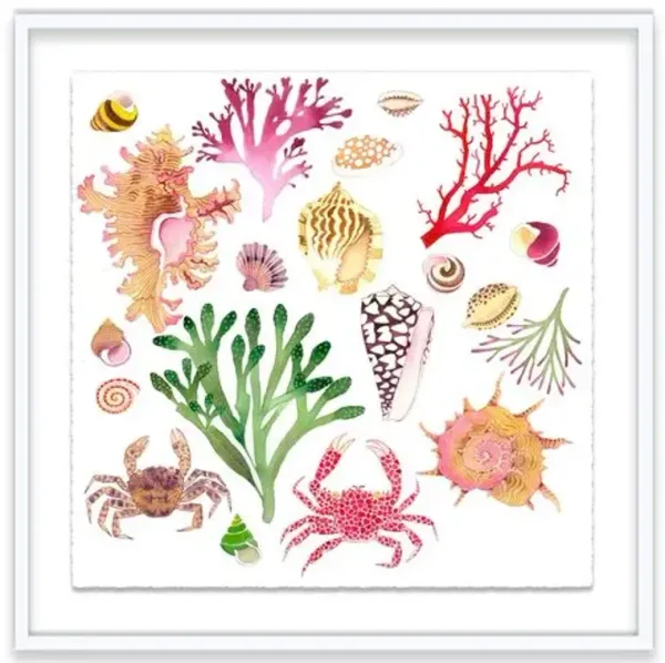 Gabby Malpas - Sea Stuff Painting - Pink