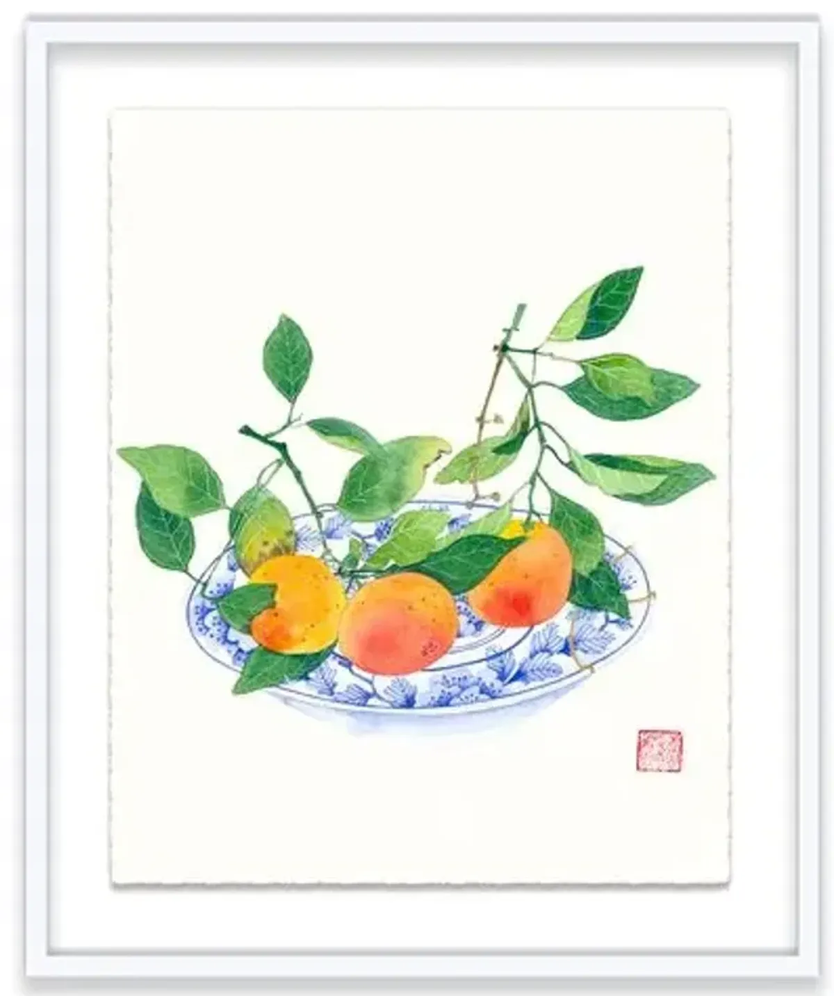 Gabby Malpas - Clementines Painting - Orange