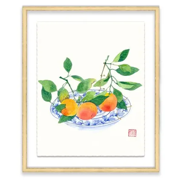 Gabby Malpas - Clementines Painting - Orange