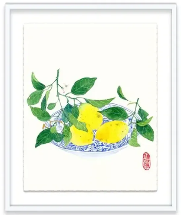 Gabby Malpas - Lemons Painting - Yellow